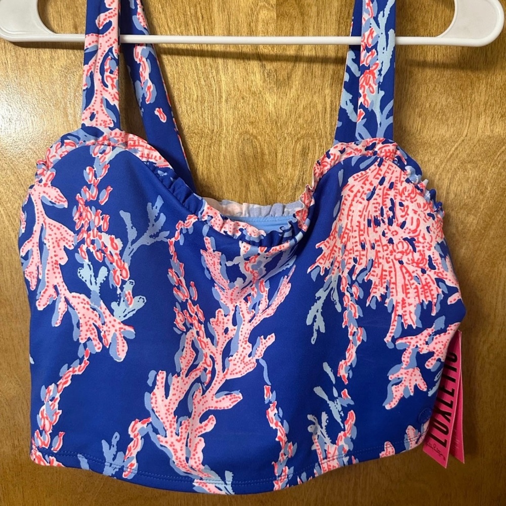 UPF 50+ Luxletic Zahara Ruffle Sports Bra